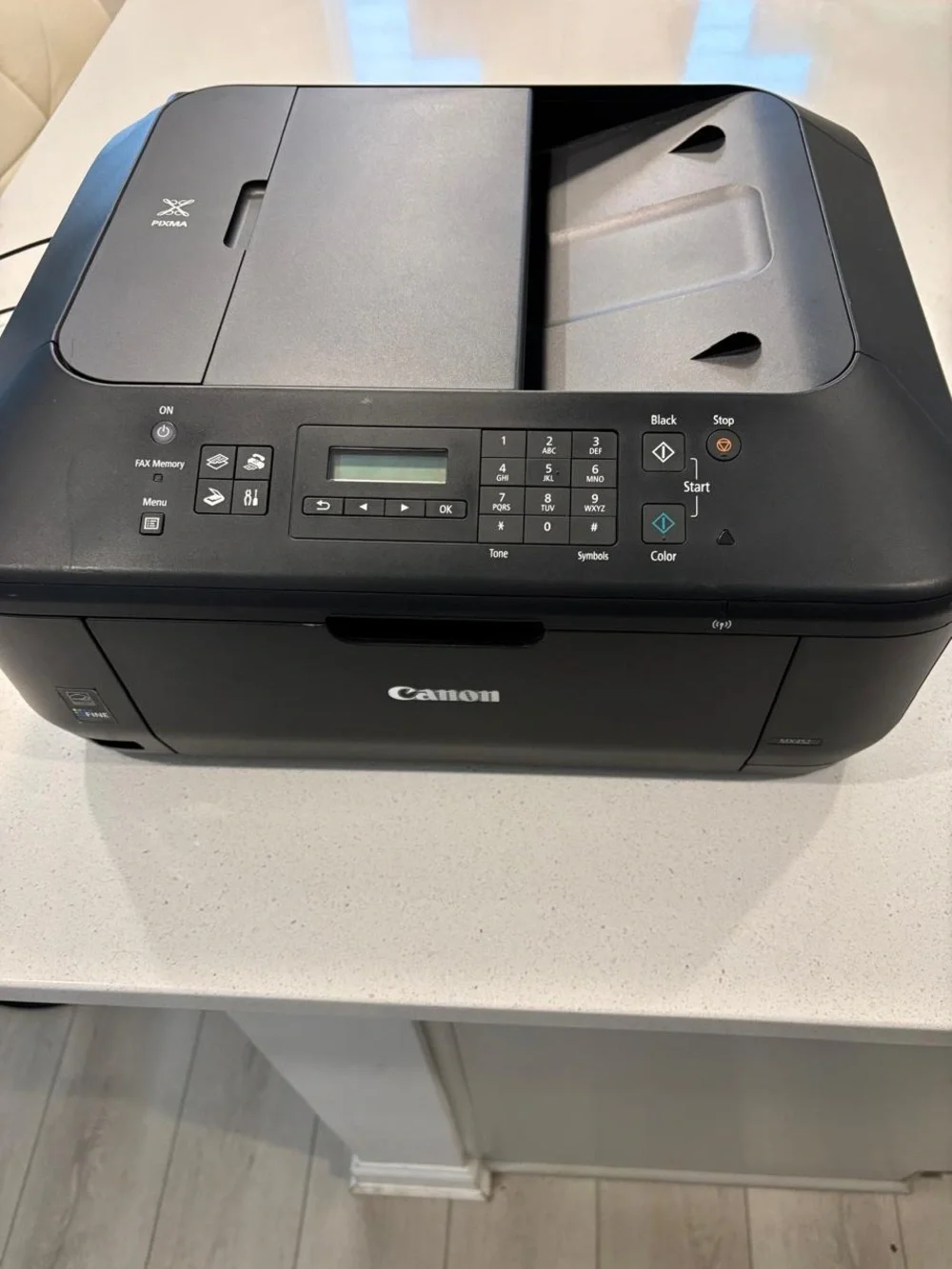 Canon PIXMA MX452 Wireless All-in-One Printer Tested No Cords #E65